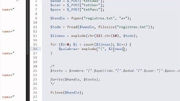 PHP y manejo de Archivos TXT
