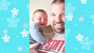 Moments of funny babies and daddy Cute baby videos