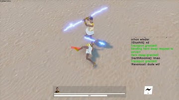 Olympian Knights Dancing Ragdoll (Zeus on Deathsticks or something)