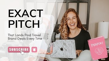My Exact Pitch Template That Lands Paid Travel Brand Deals (Steal This)!