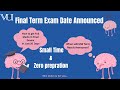 Prepare Smart for VU Final Term Exams Fall 2026 | Study Tips for Virtual University Students | vu