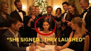They Laughed as She Signed Divorce Papers at Christmas—Until They Discovered Who She Really Was