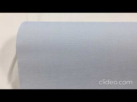 Зносостійкі однотонні шпалери 350268, обоі світло-блакитного кольору, однотон ніжного пастельного відтінку, гарячого тиснення, видео 4