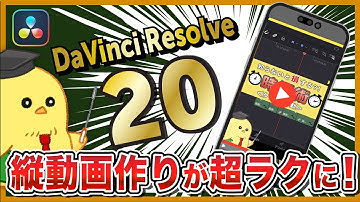 【神アプデ】縦動画がめっちゃラクに！DaVinci Resolve 20の新機能5選