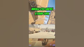 CS2 Mirage A Ramp Lurk Smoke! #cs2 #counterstrike2