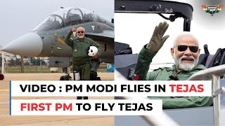 PM Modi Flies TEJAS - First Indian PM to Fly Tejas | PM Modi Tejas Sortie