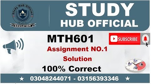 MTH601 Assignment 1 Solution Fall 2022, MTH601 Assignment 1 solution 2022, MTH601 Assign1 Fall2022