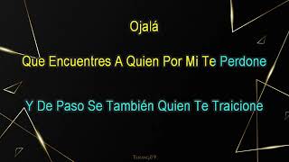 Paulina Rubio. Ojalá (Karaoke Tono Original)