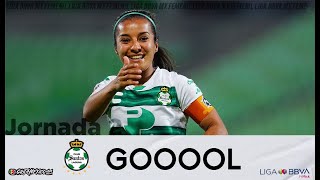 Gol de C. Peraza | Mazatlán 0 - 1 Santos | LigaBBVAMXFemenil | #GritaMéxicoA21 J2