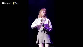 [ENG SUB] 170909 IU talking about her blonde hair at Posco concert