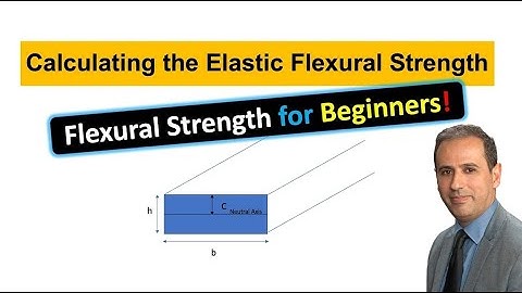 How to Calculate Elastic Flexural Strength in 3 Point Bending Tests | Mechanics of Materials #EGE240
