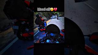 Mood off😥💔 #vaiiyamaha #r15 v4 155cc #shorts #r15 #reaction #viral#trending#exxlore#bike ##reels