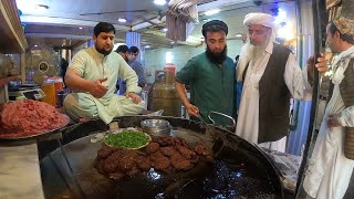 Kabab recipe | Street food in Jalalabad Afghanistan Talashi chowk | Haji Gul Umar Kababi Restaurant