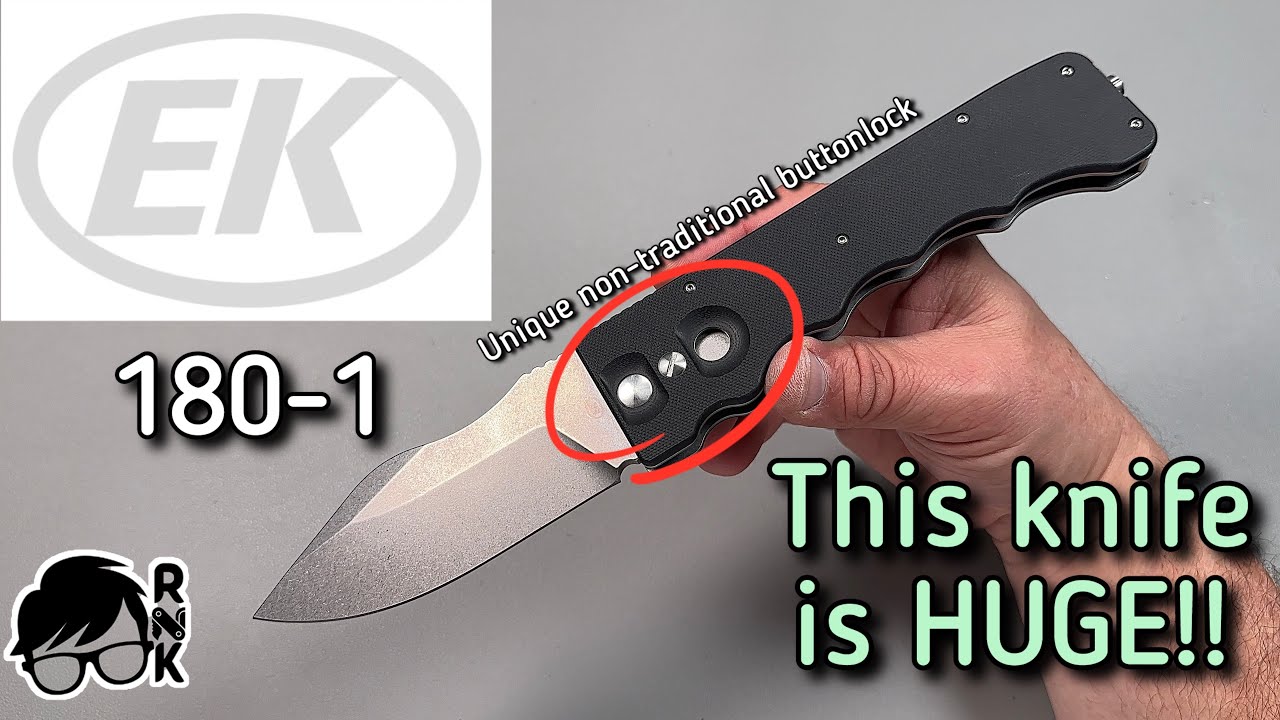 Taking an affordable unique bottonlock knife to a next overbuilt level… an Eclipse Knives 180-1!