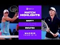 Ashleigh Barty vs. Iga Swiatek | 2021 Madrid Round of 16 | WTA Match Highlights