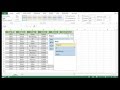 Excel 2013 Create Table