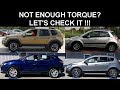 Dacia Duster vs Suzuki SX4 vs Suzuki S-Cross vs Nissan Qashqai - 4x4 test on rollers