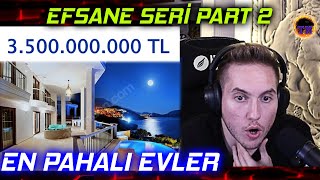 RRaenee Şehirlerin En Pahalı Evlerine Bakıyor Part 2 | Sahibinden Villa İlanları