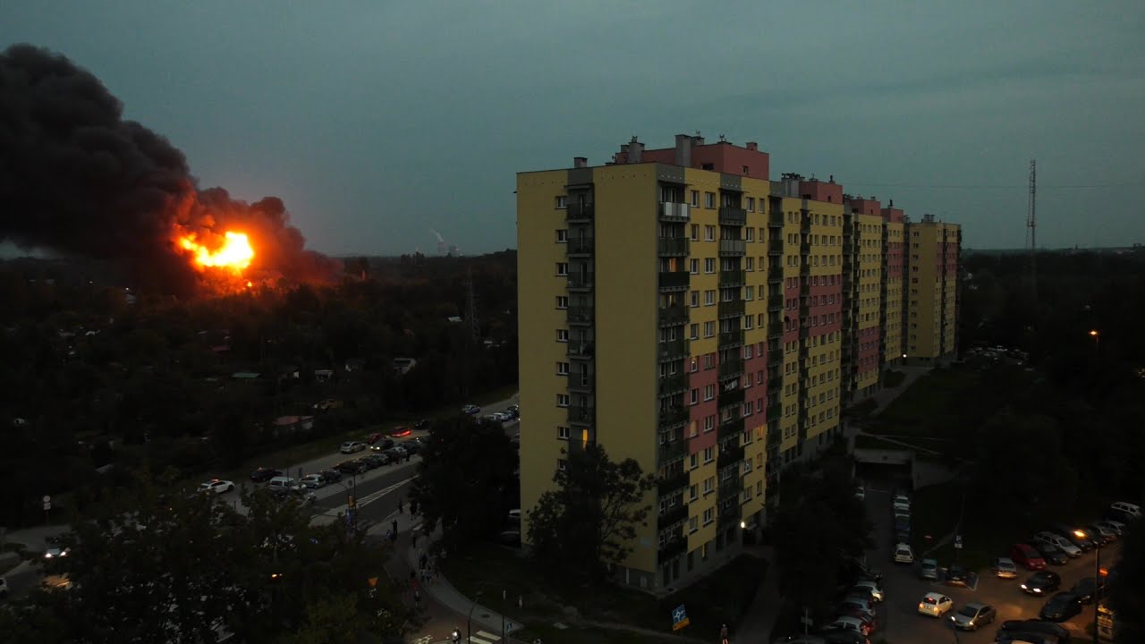 Pożar w Sosnowcu 17.09.2020