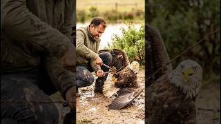 He Stopped His Car For A Wounded Eagle 🦅— What Happened Next Will Break Your Heart #eagle #rescue