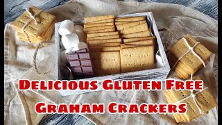 Gluten Free Graham Crackers #glutenfree #glutenfreebaking #glutenfreerecipes