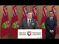 Le Ministre McCarthy Tient Une Conférence De Presse Le 10 Mars
