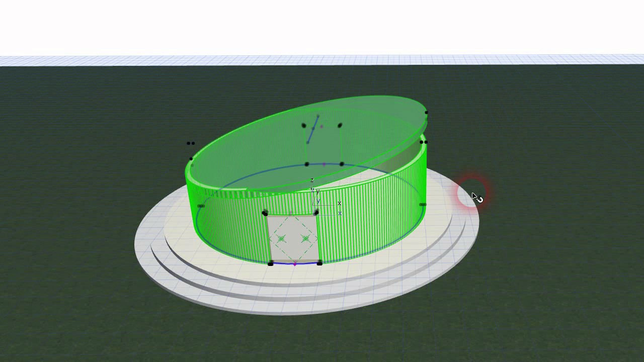 Archicad 丸い屋根を架ける 接続の意味 Circular Roof Youtube