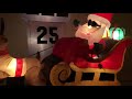 Gemmy Inflatable Deer Craft Carrier Scene Gemmy Inflatable Deer Craft Carrier Scene