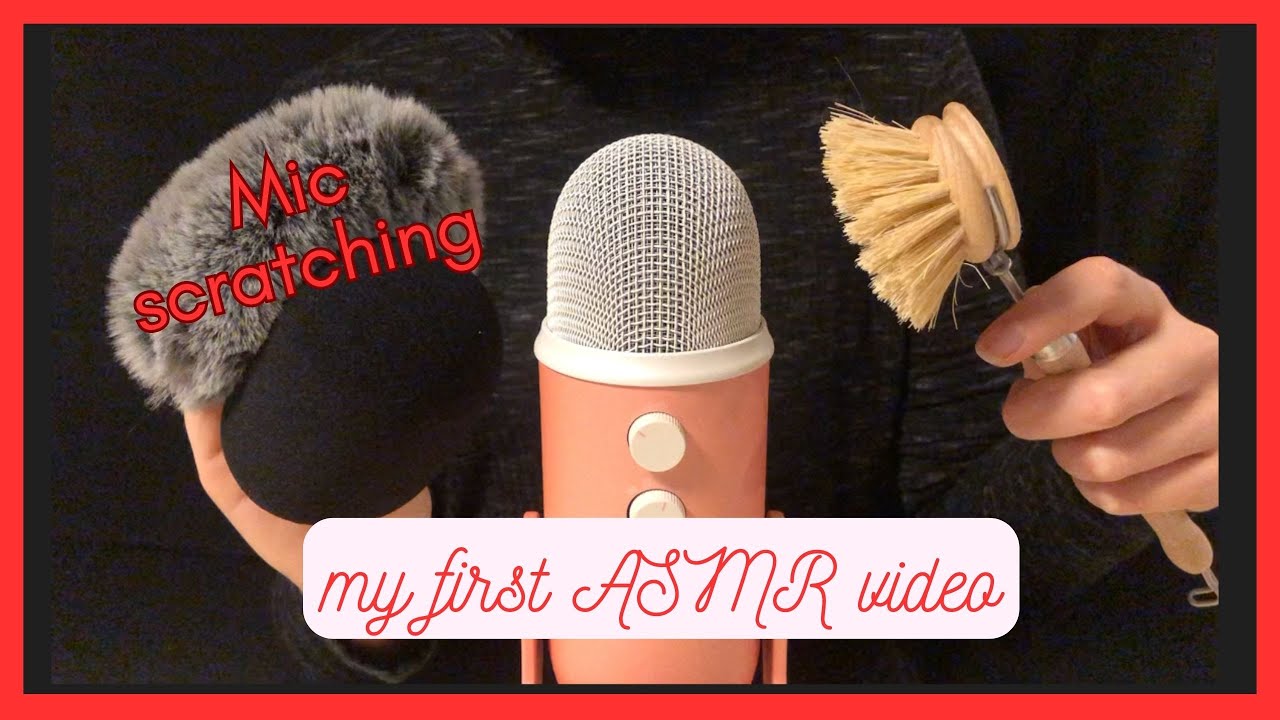 My first ASMR video | Mic scratching | No talking - YouTube