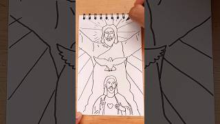 Dibuja La Santísima Trinidad: Dios padre, el Espíritu Santo y al hijo Jesucristo 🙏