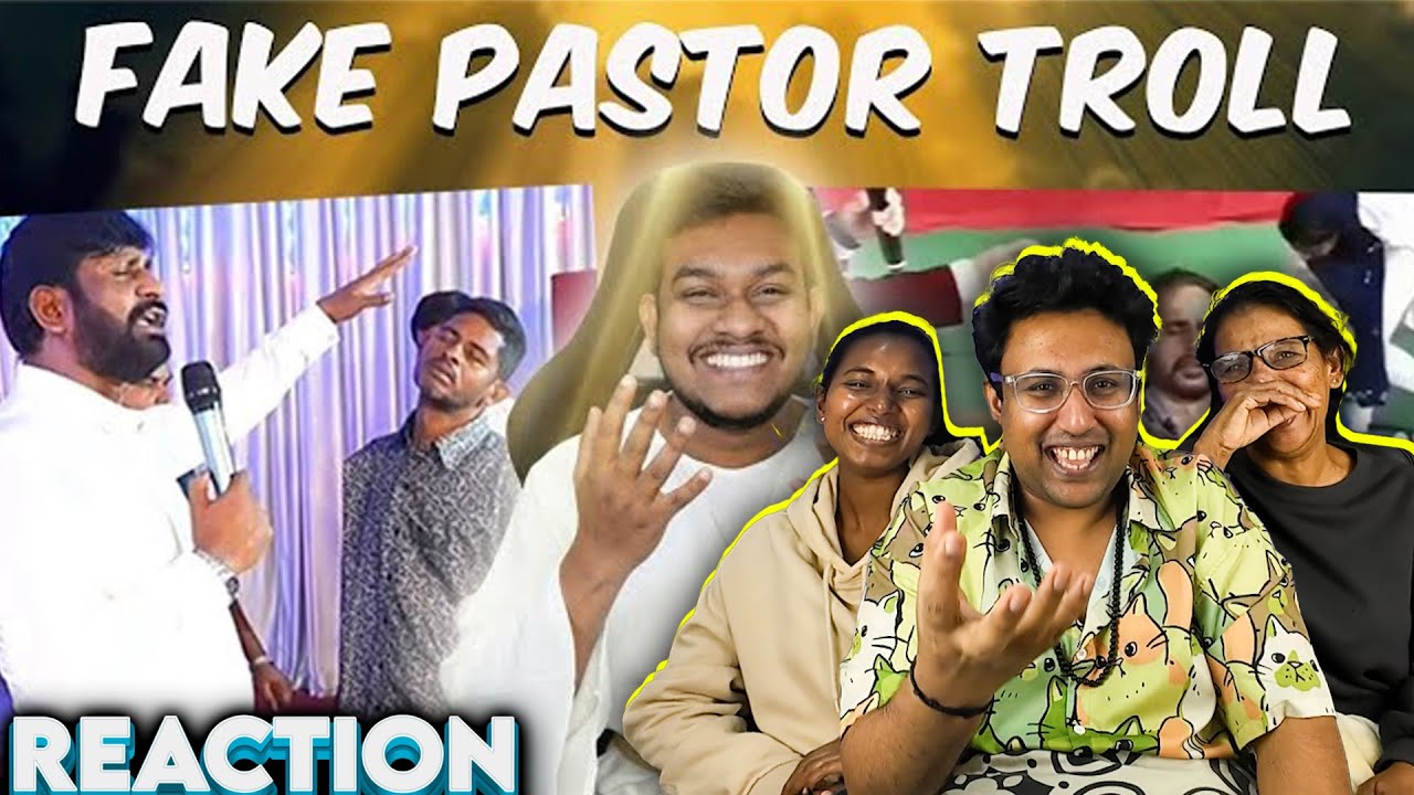 ஆ....கர்த்தரே 😵‍💫 | Indian Fake Pastors லீலைகள் Reaction 😂 | Ramstk Family@EmptyHandAjithsri