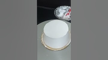 How to get sharp edge to your cake,cake finishing with wheep cream#cake #cakedecorating #cakedesign