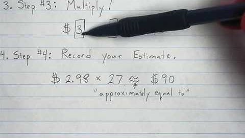 Lesson 1-12: Estimating the Product of a Decimal & a Whole Number