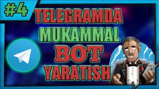 TELEGRAMDA MUKAMMAL BOT YARATISH// MUKAMMAL BOT OCHISH// BOT OCHISH!!!