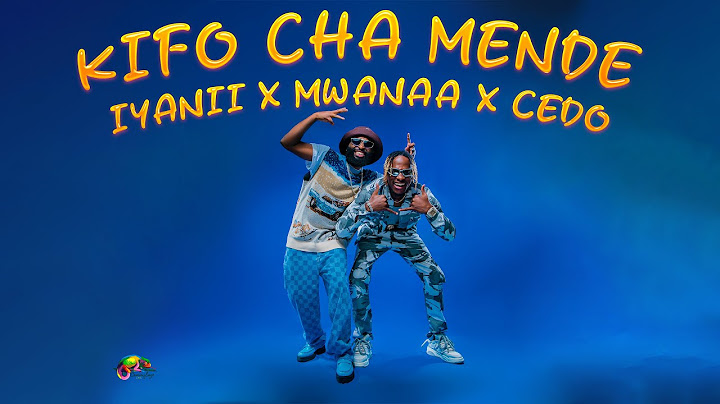 Iyanii ft Mwanaa & Cedo - Kifo Cha Mende (Official Audio)
