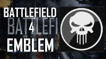 Battlefield 4 / BF4 Punisher Logo Emblem Tutorial