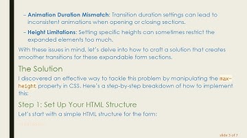Achieving a Smooth Transition in CSS Grid Forms