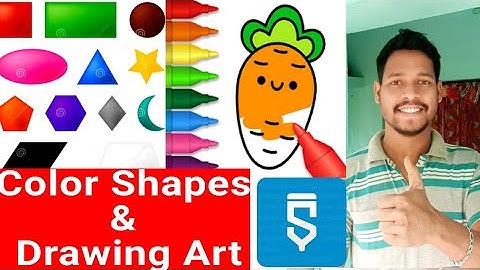 color shapes drawing art project in sketchware pro #AndroidAppdeveloper#sketchware #aauraparti