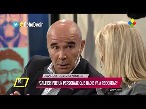 Gómez Centurión mintiendo: "No hubo plan sistemático para desaparición de personas en la dictadura"