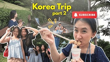 Korea Vlog | Hành trình ngày đầu khám phá Seoul: chả cá, lòng rán, ....| Nabong Vlog