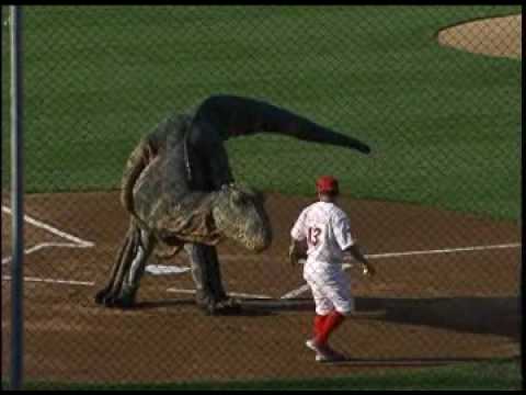 R-Phils Get Visit from Baby T-Rex