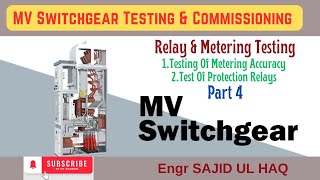 MV Switchgear Testing and Commissioning || Relay and Metering Test By Secondary Injection || CMS 365