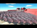 Can Hippos Survive?🔥Many Hippopotamus escape from the T-REX -Animal Revolt Battle Simulator