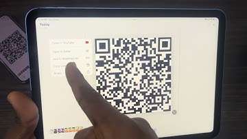 How to Scan QR Code on iPad