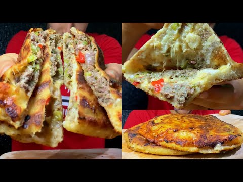 حواوشي عيش باللحمة والسجق بطريقة سهلة وجديده