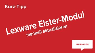 Elster in Lexware manuell aktualisieren | LexBlogTV