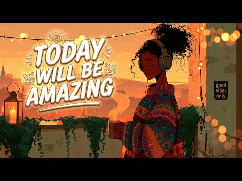 Good Vibes Only ☕ Peaceful Morning Routine to Start Your Day | Afrobeat Affirmations Music