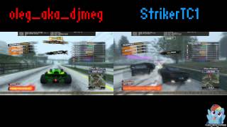 Burnout Paradise - Timed challenges splitscreen /w StrikerTC1