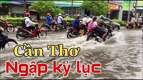 CẦN THƠ 2020 Triều Cường Ngập Kỷ Lục, Đường Phố Mênh Mông Biển Nước | Tam Le