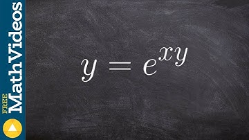 Implicit differentiation without using the properties of logarithms